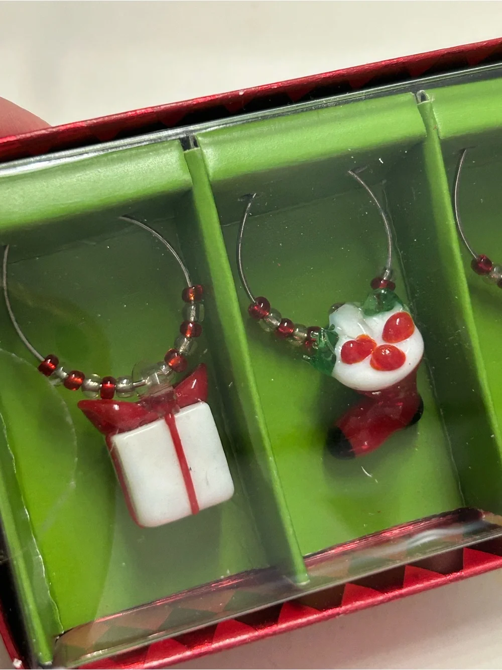 Christmas Wine Glass Charms Pier 1 Imports Drink Charms Set